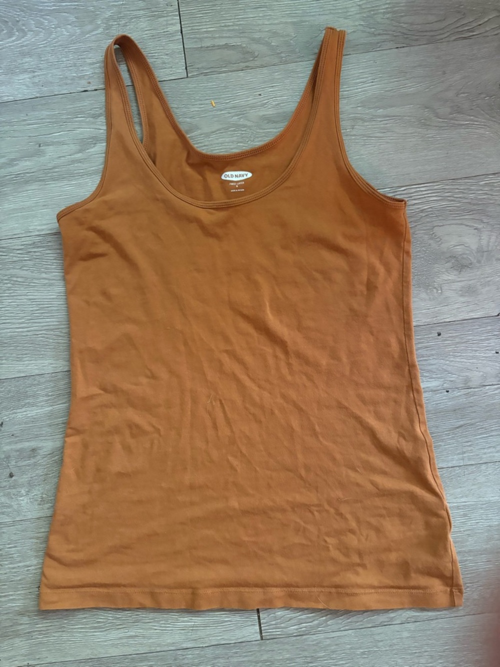 Old Navy Women's Rust Orange Scoop Neck Tank Top
